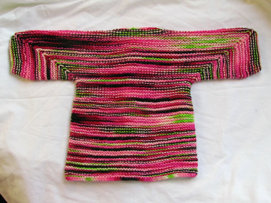 knitting: FO: Baby Surprise Jacket